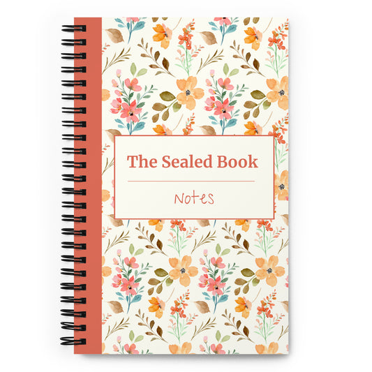 TSB Notes Floral Spiral notebook