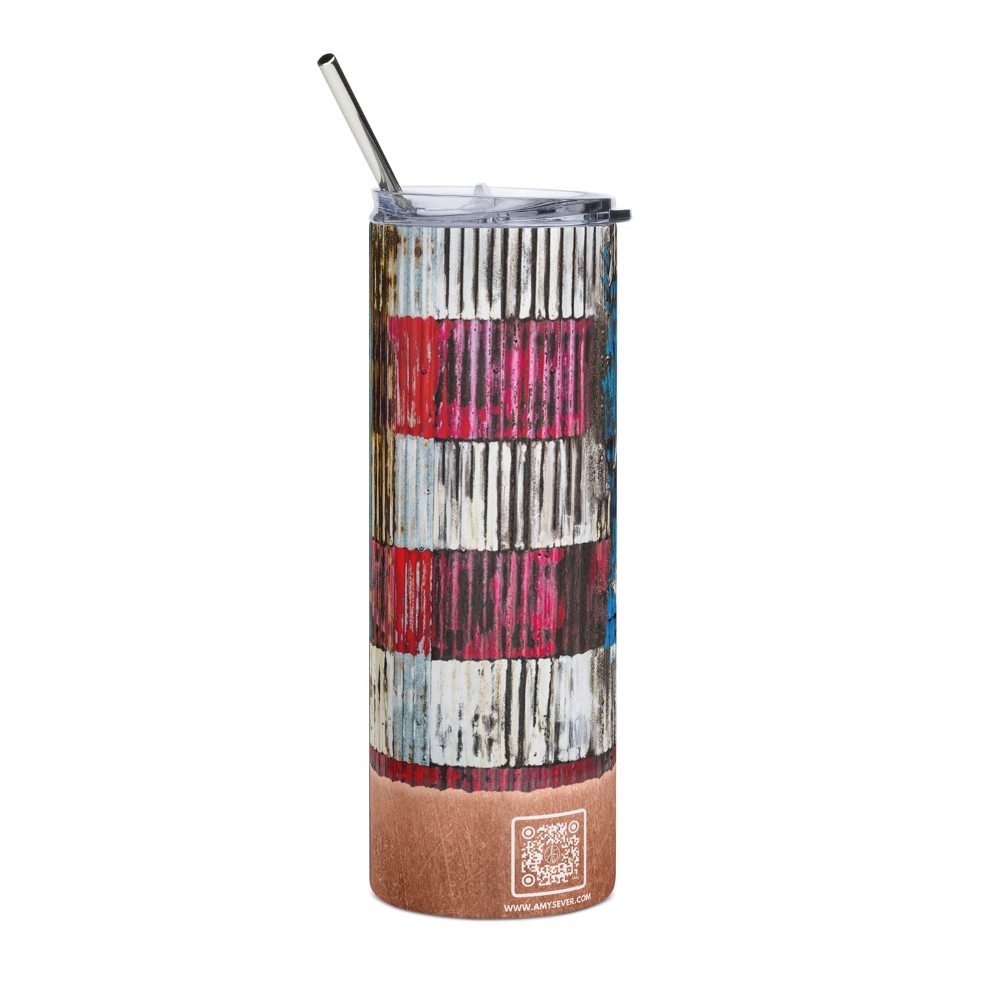 Rustic Flag Stainless steel tumbler