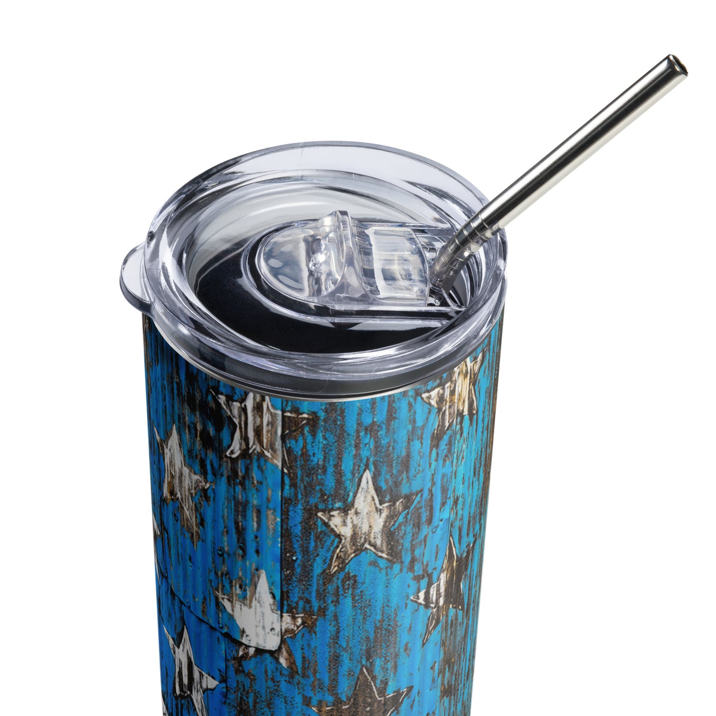 Rustic Flag Stainless steel tumbler