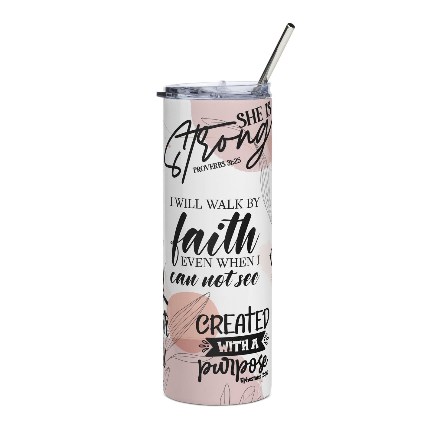 Faith Fuel Stainless steel tumbler