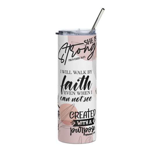 Faith Fuel Stainless steel tumbler