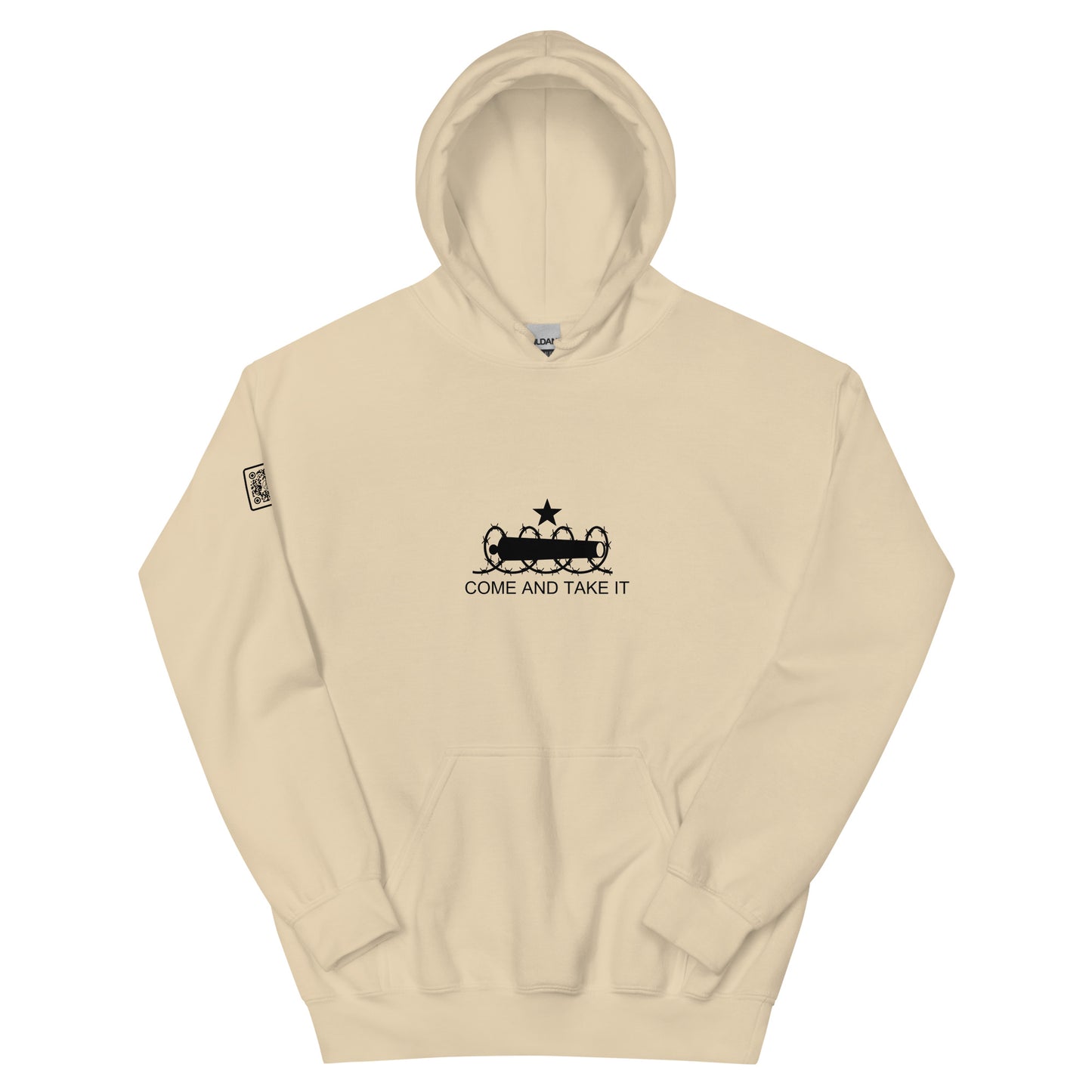 Come And Take It (black text) Unisex Hoodie