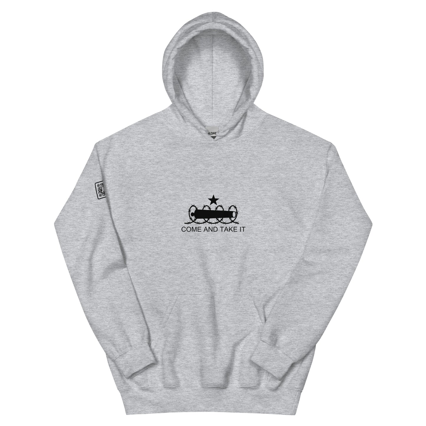 Come And Take It (black text) Unisex Hoodie