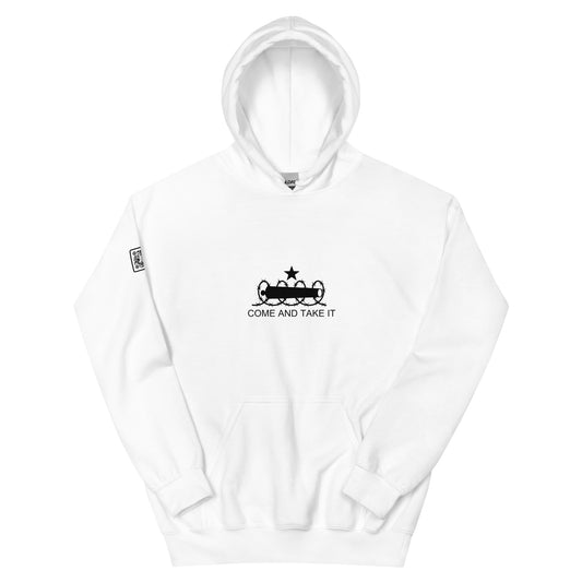 Come And Take It (black text) Unisex Hoodie
