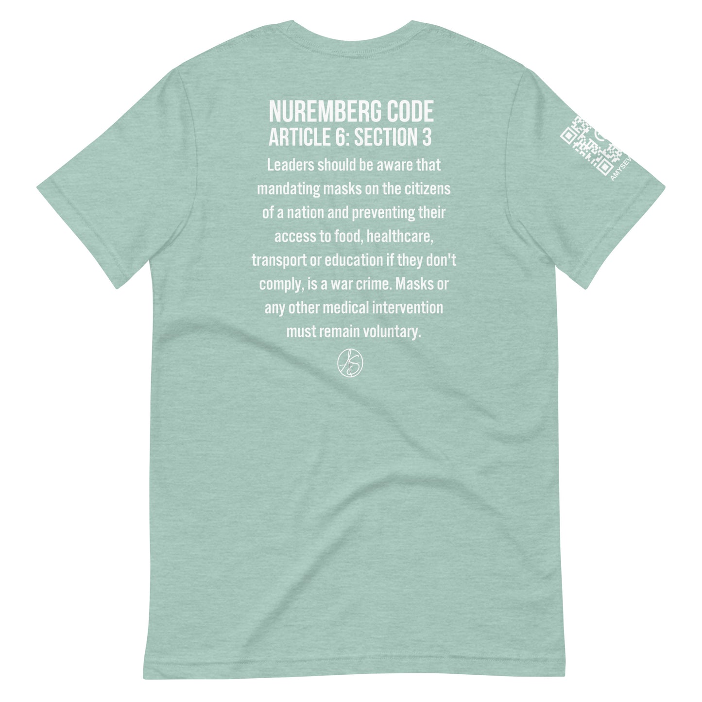 Mask Mandates = War Crimes Unisex t-shirt