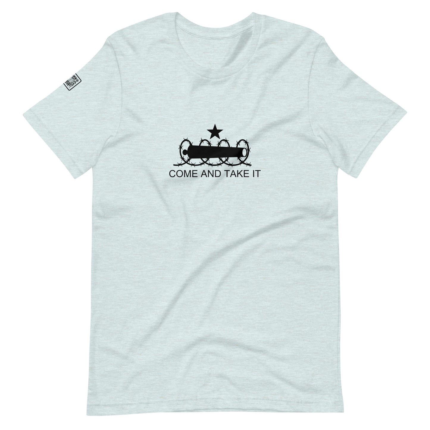 Come And Take It (black text) Unisex t-shirt