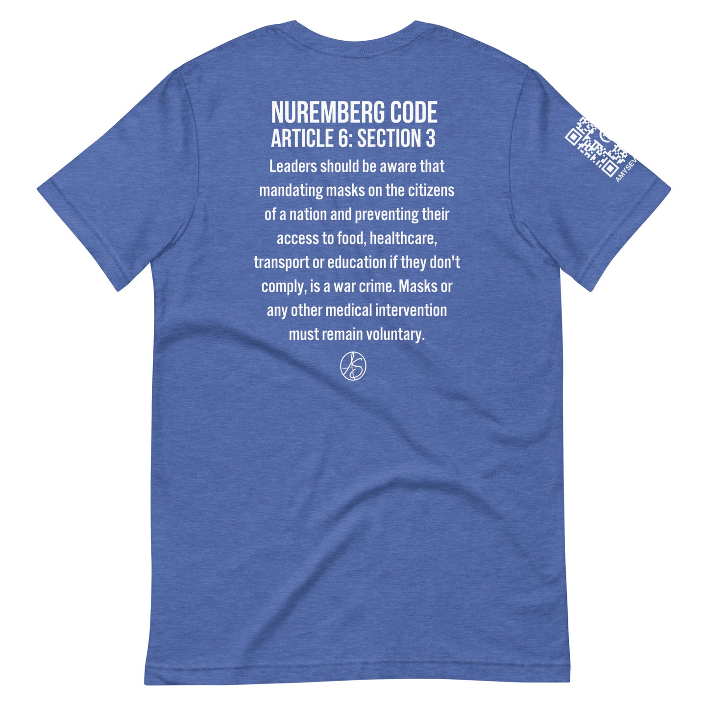 Mask Mandates = War Crimes Unisex t-shirt