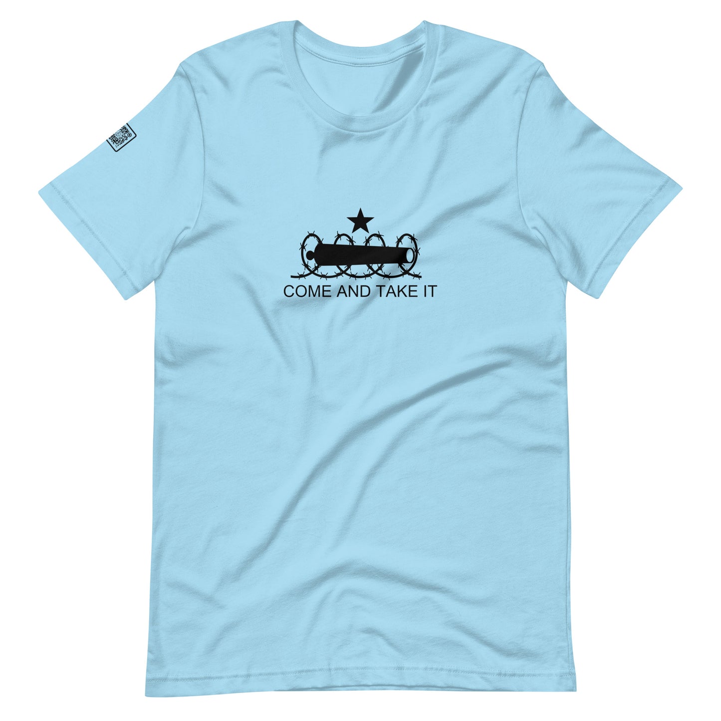 Come And Take It (black text) Unisex t-shirt