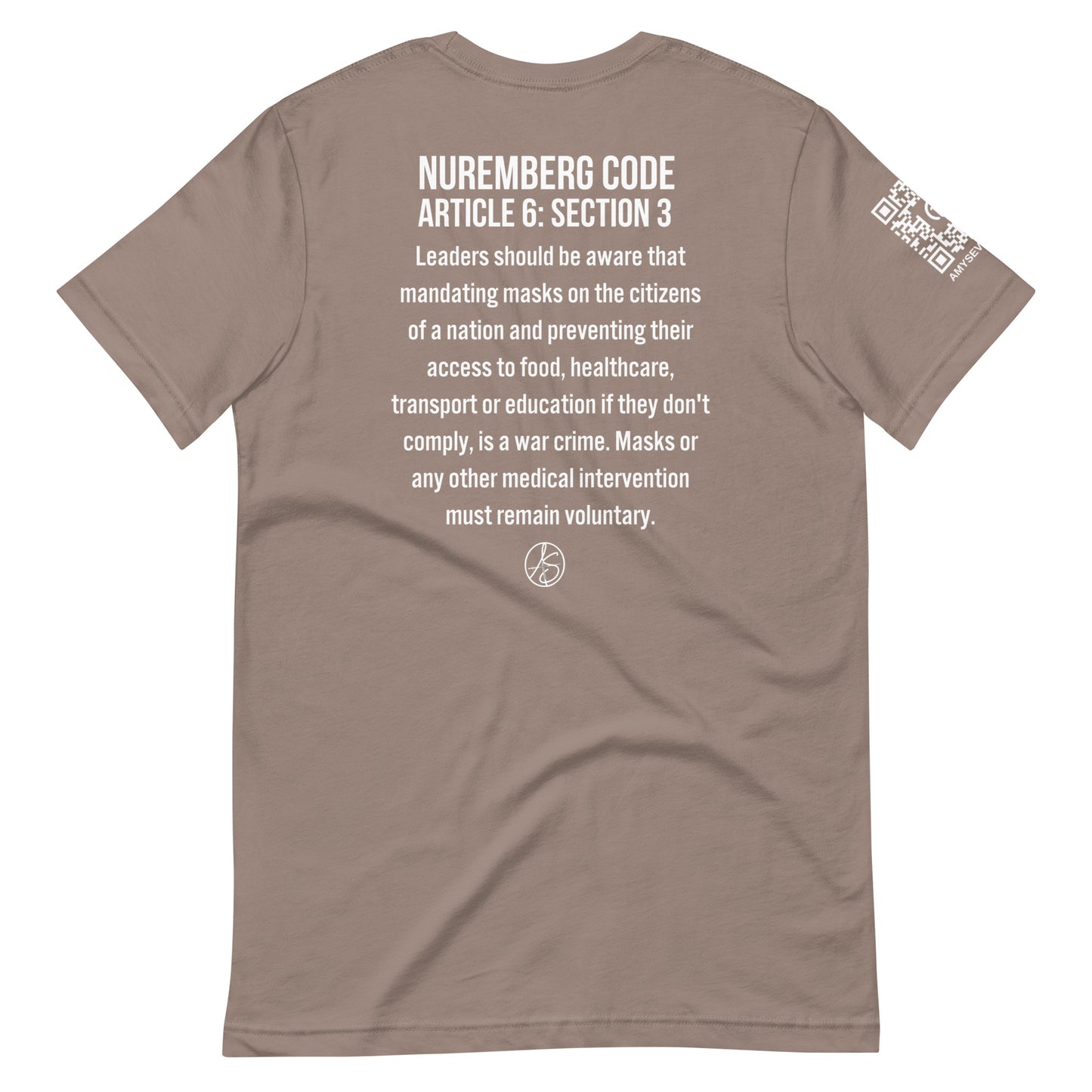 Mask Mandates = War Crimes Unisex t-shirt