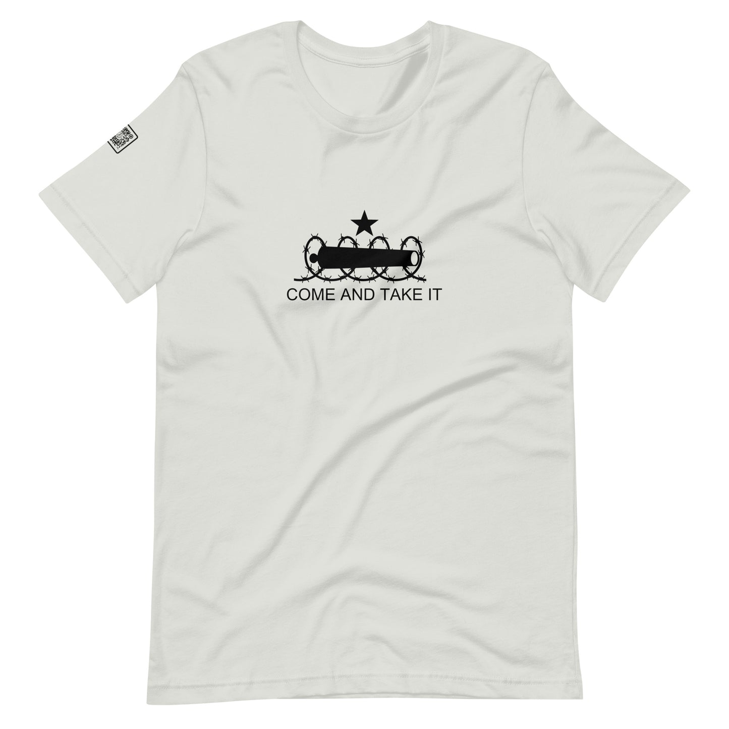 Come And Take It (black text) Unisex t-shirt