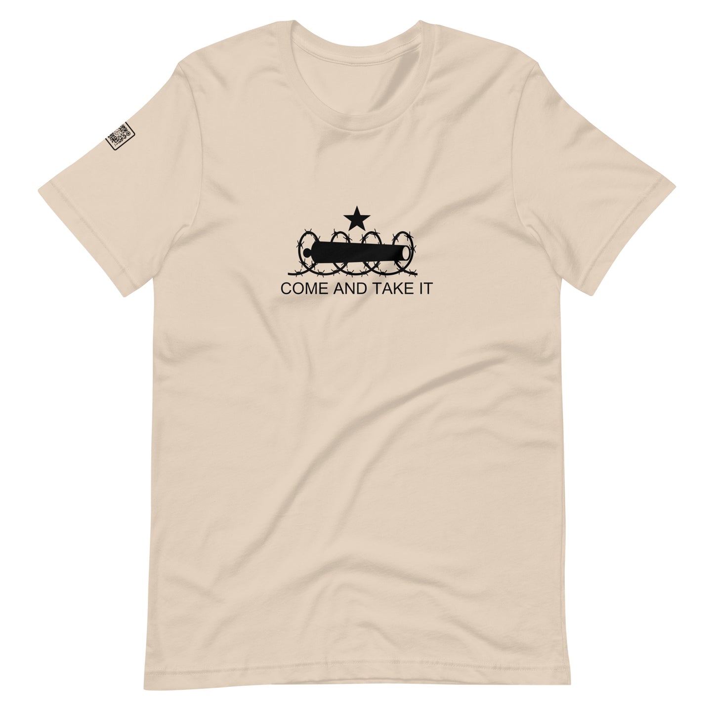 Come And Take It (black text) Unisex t-shirt