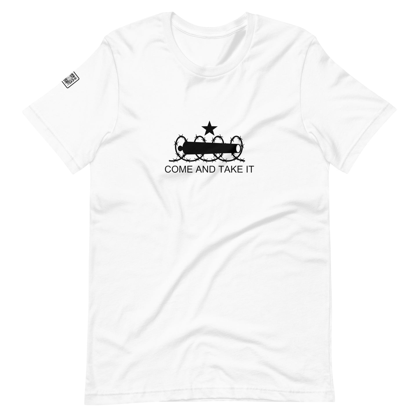 Come And Take It (black text) Unisex t-shirt