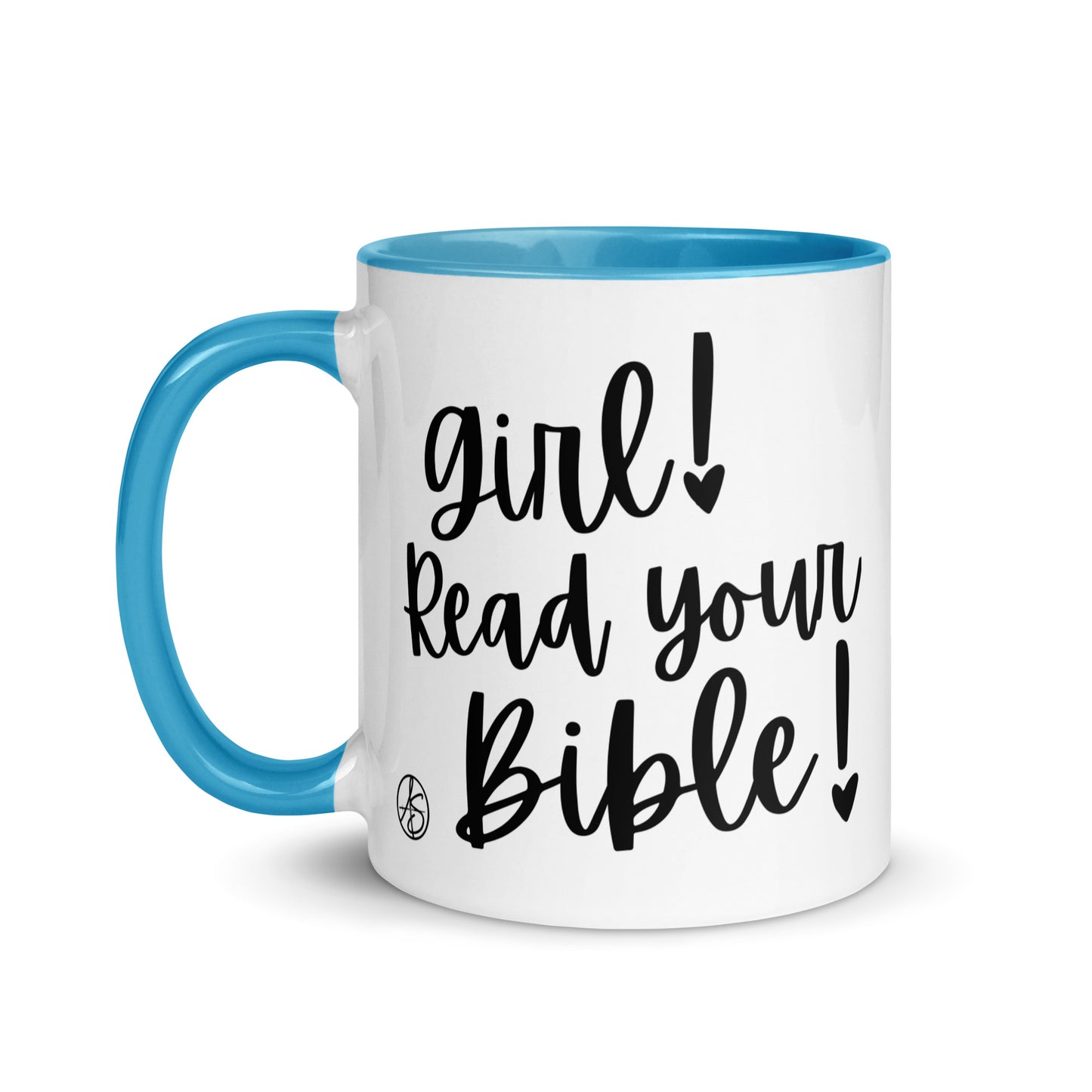 Girl, Read Your Bible Mug with Color Inside