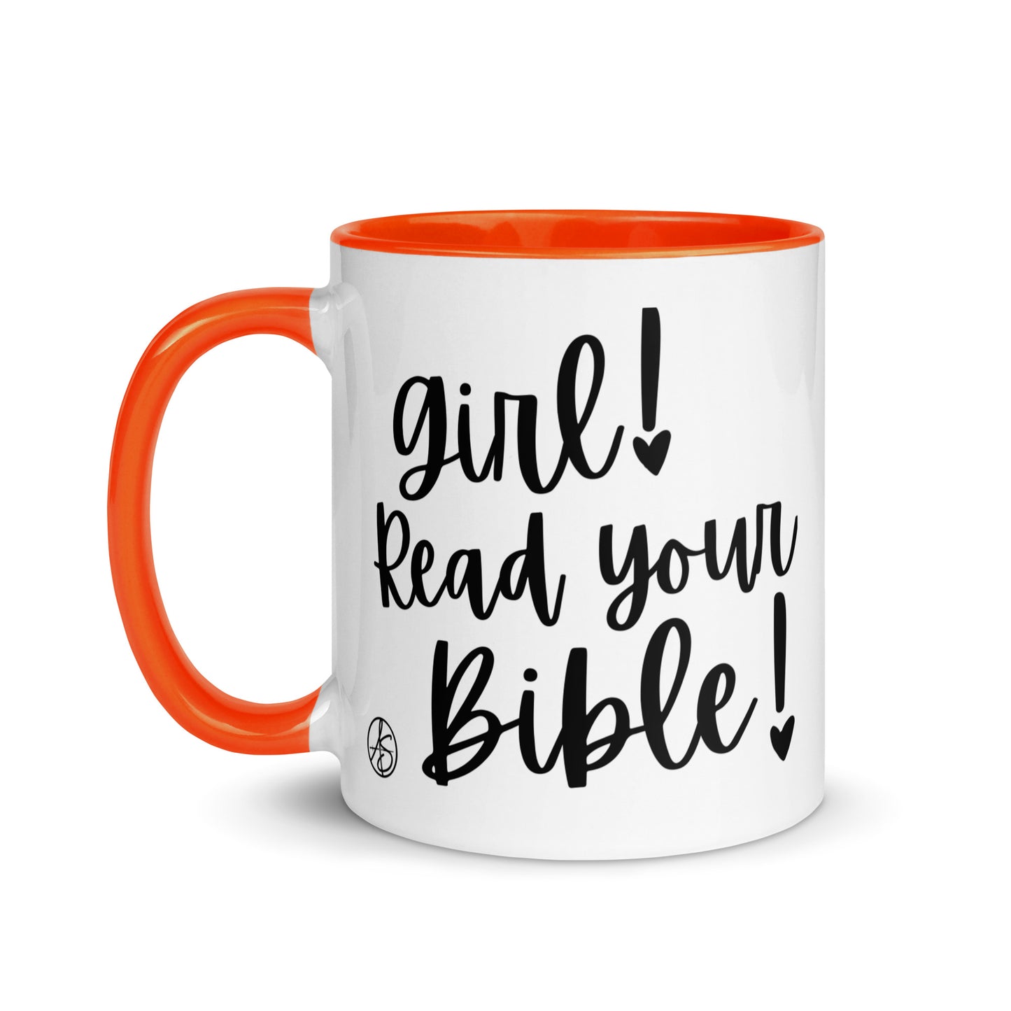 Girl, Read Your Bible Mug with Color Inside