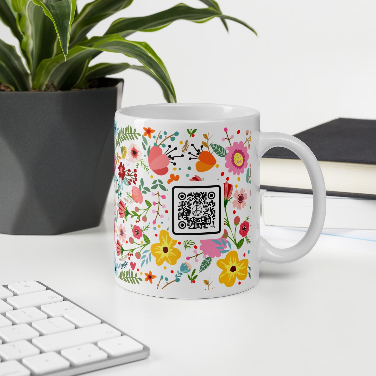 In Christ Alone White glossy mug