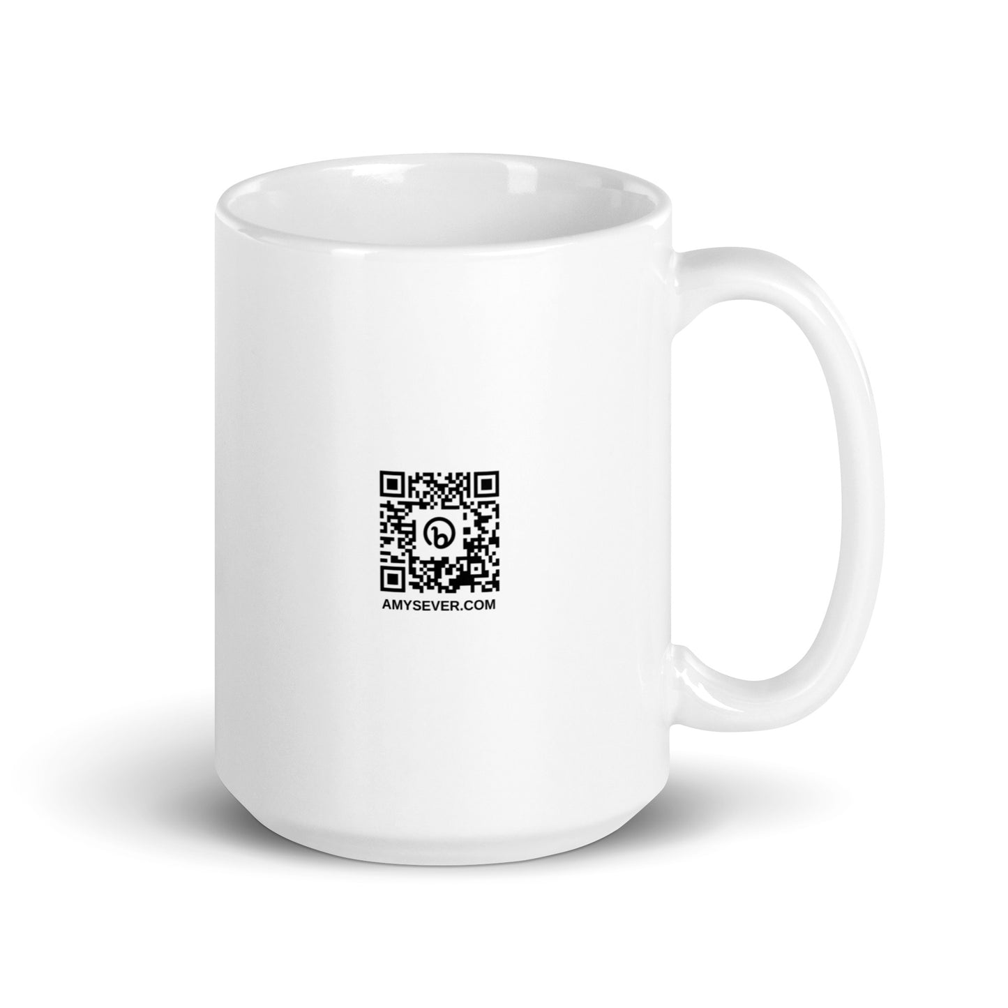 Rosie The Riveter White glossy mug