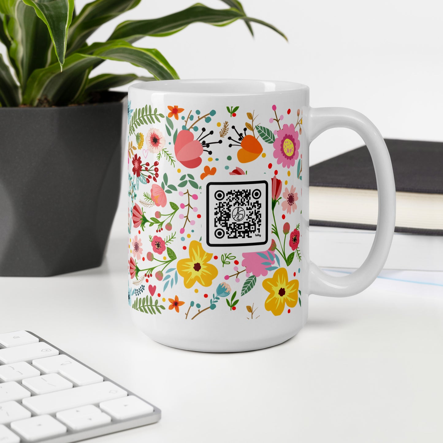 In Christ Alone White glossy mug