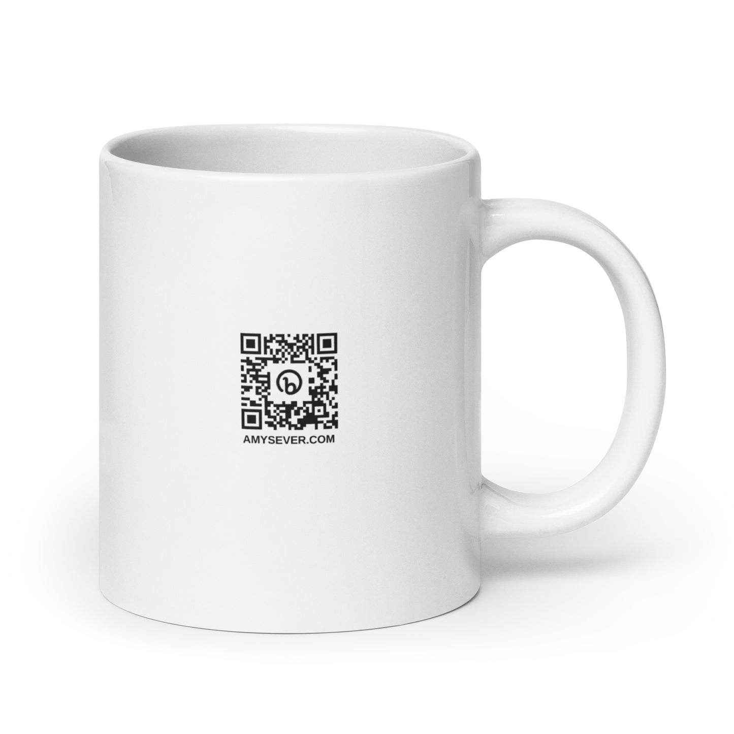 Rosie The Riveter White glossy mug