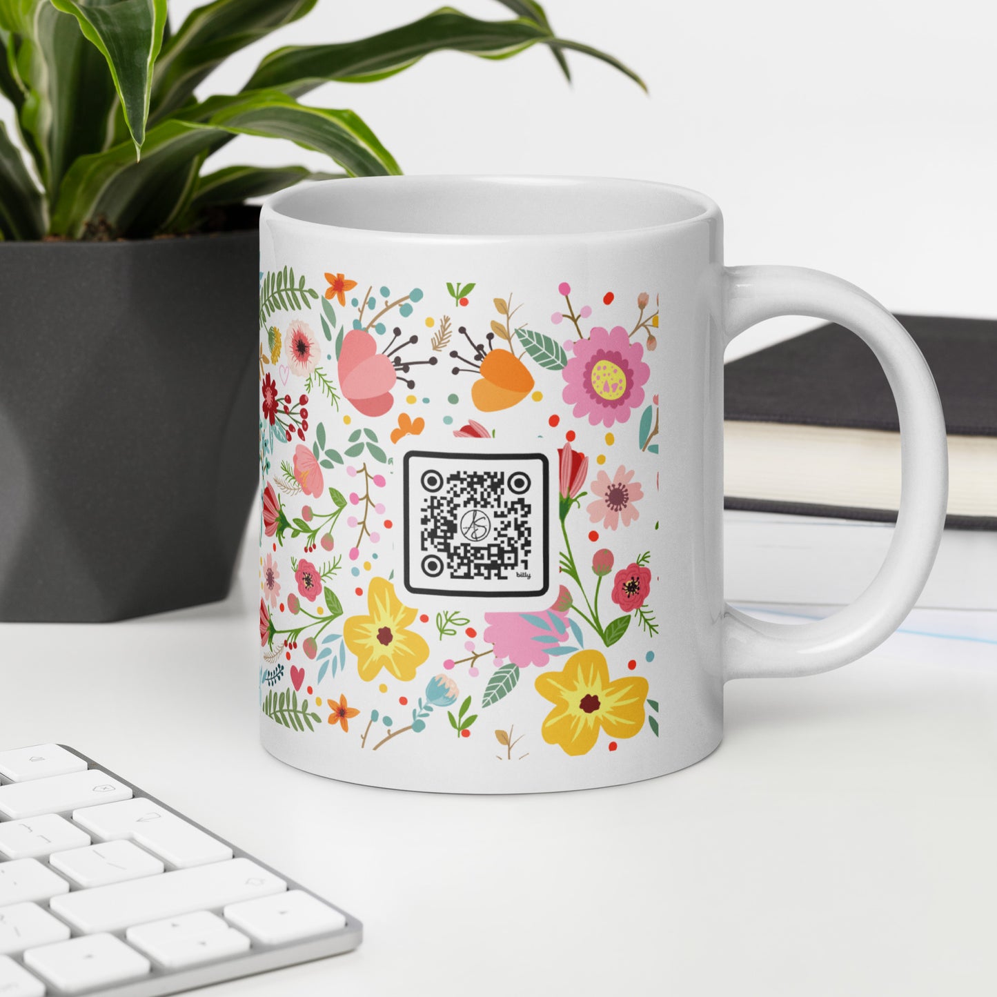 In Christ Alone White glossy mug