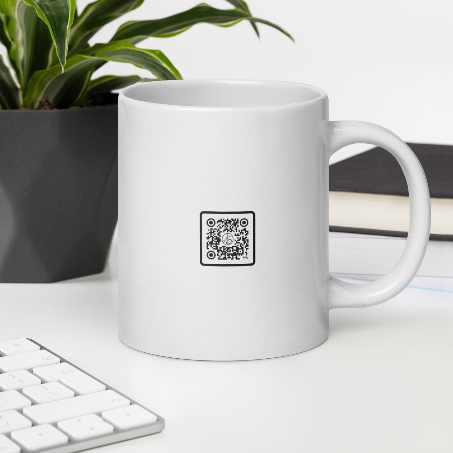 Rise & Shine White glossy mug