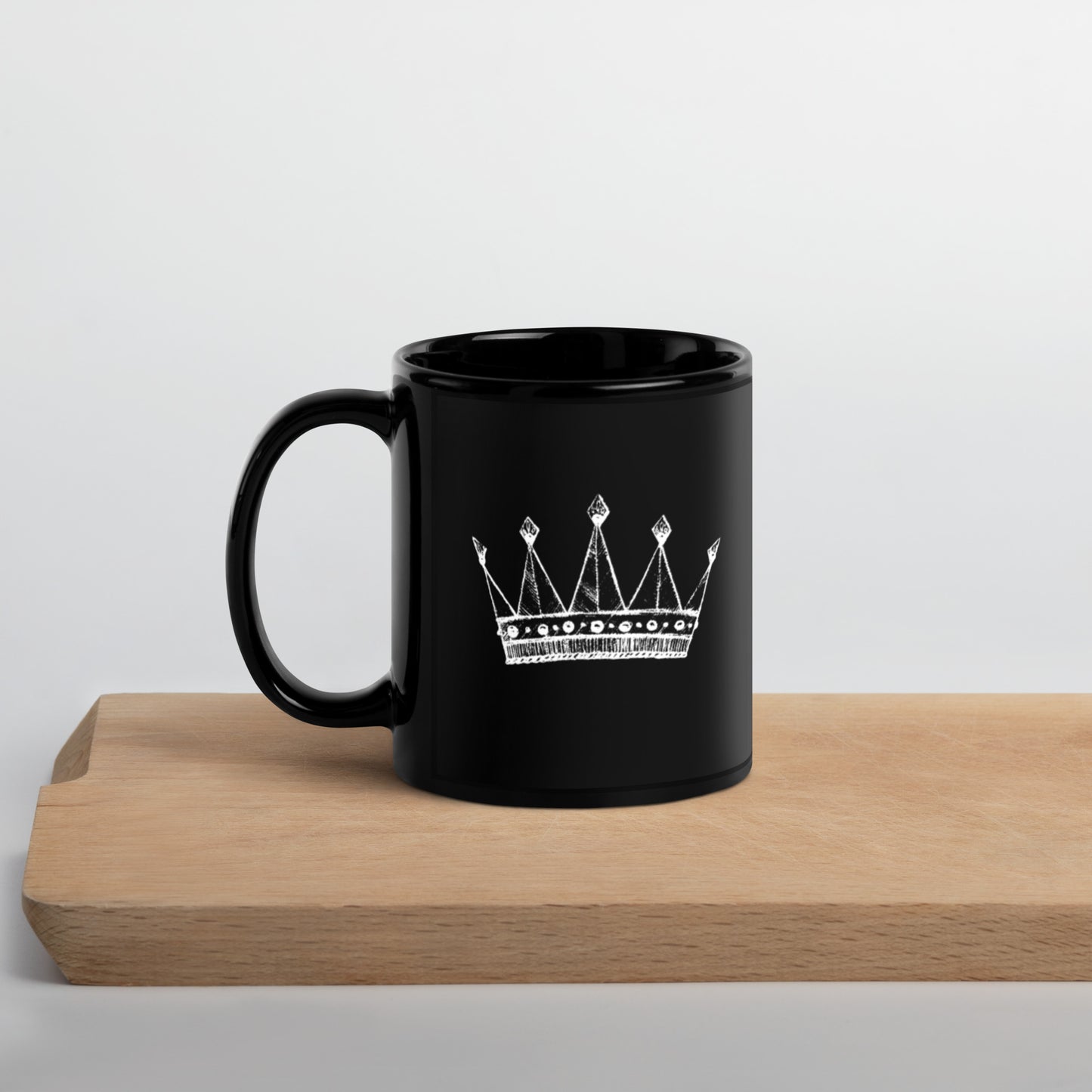 Daughter Of The King Black Glossy Mug