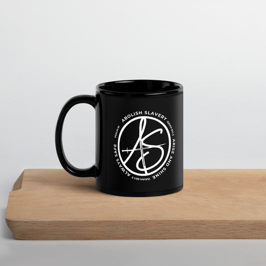 AS Logo Black Mug
