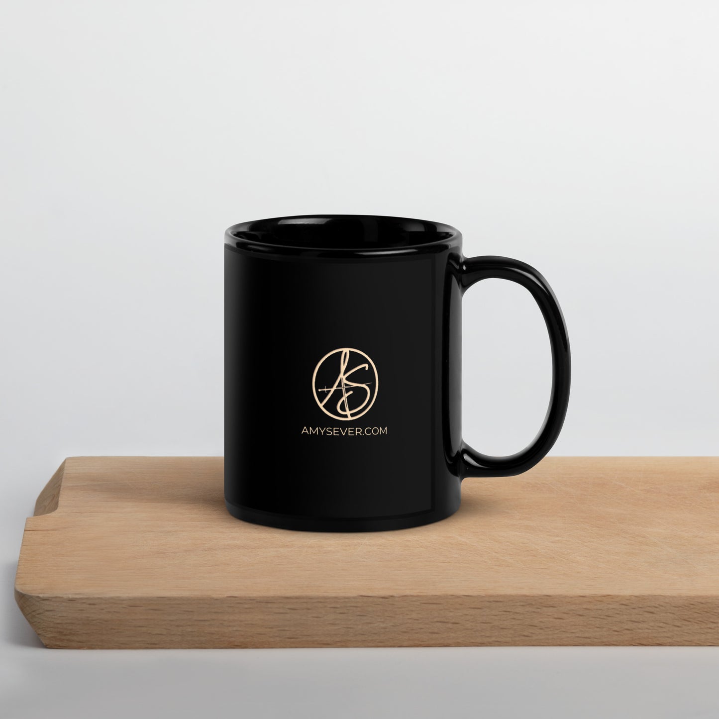 The Sealed Book Black Mug