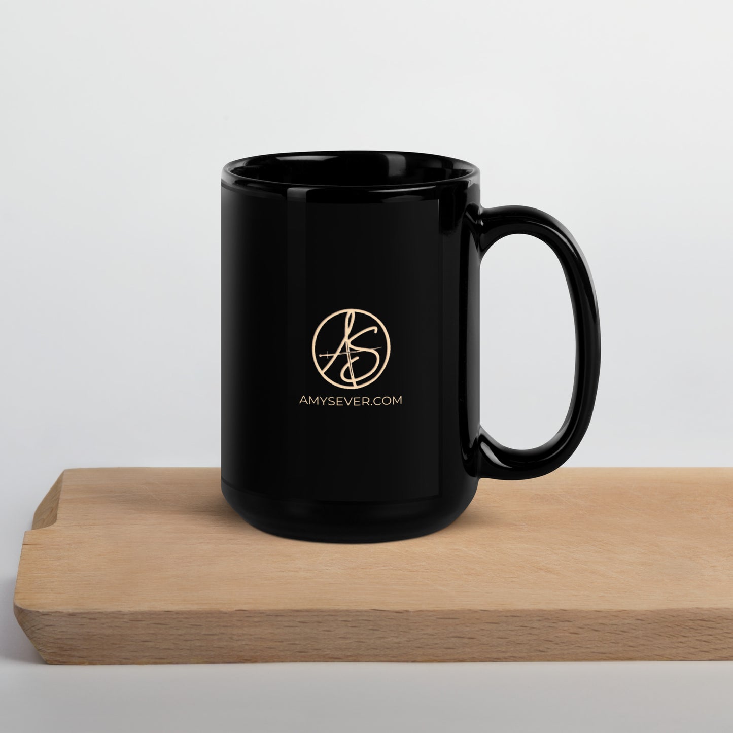 The Sealed Book Black Mug