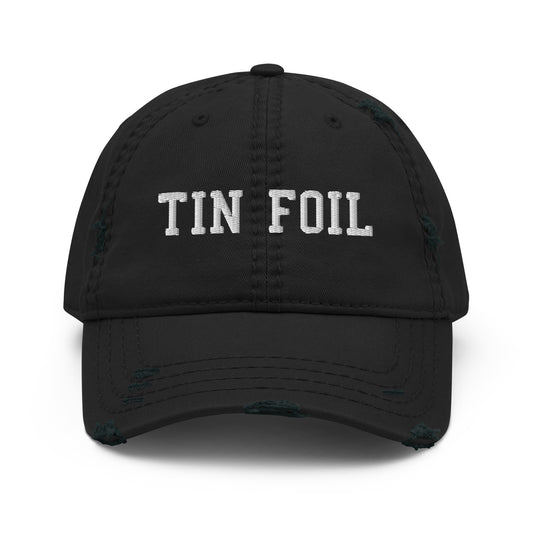 Tin Foil Distressed Hat