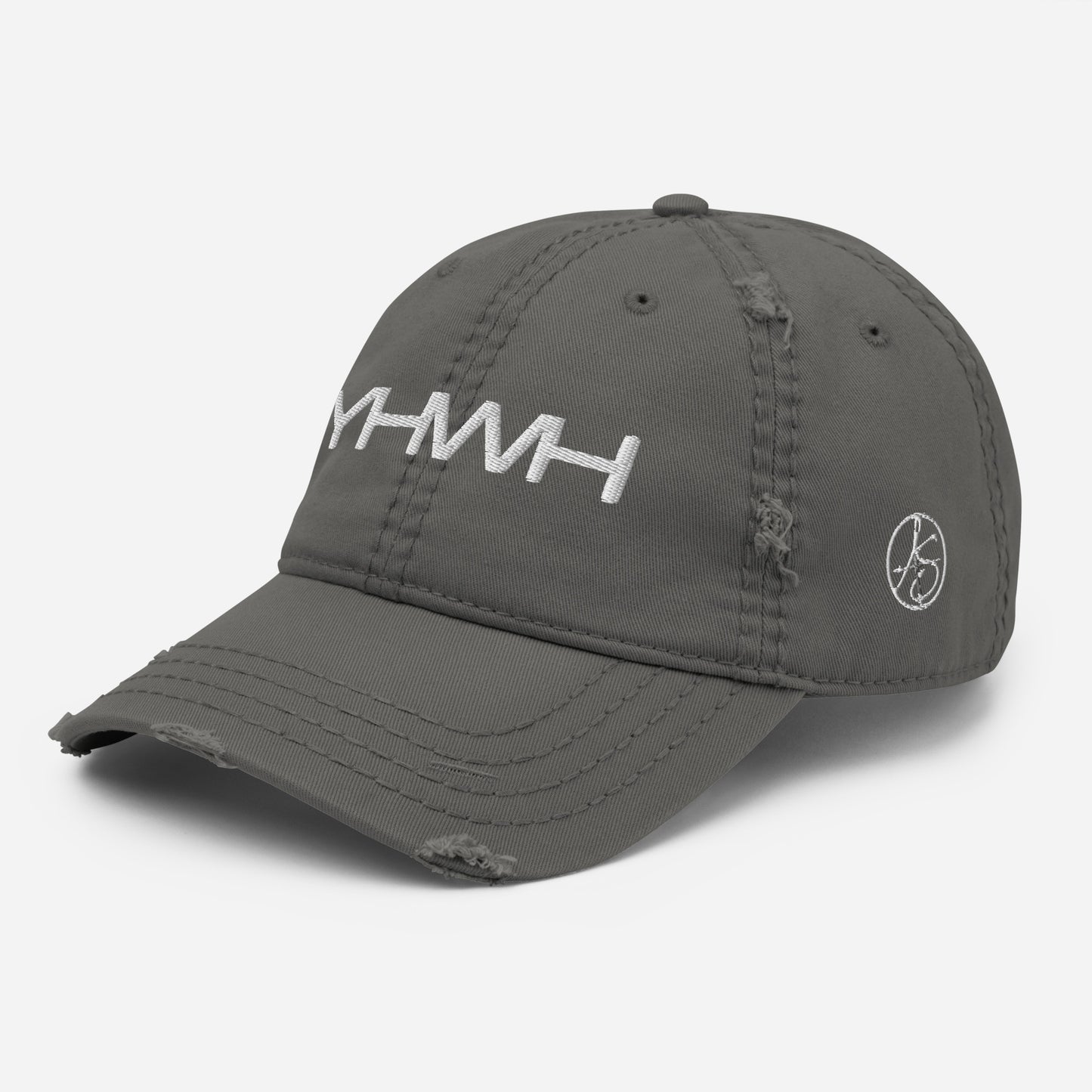 YHWH Distressed Hat