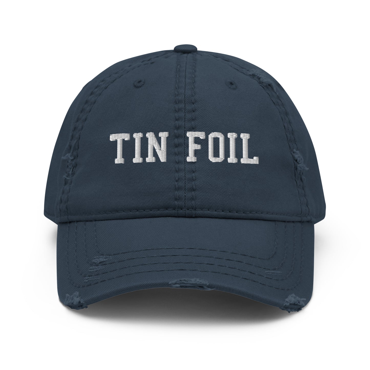 Tin Foil Distressed Hat