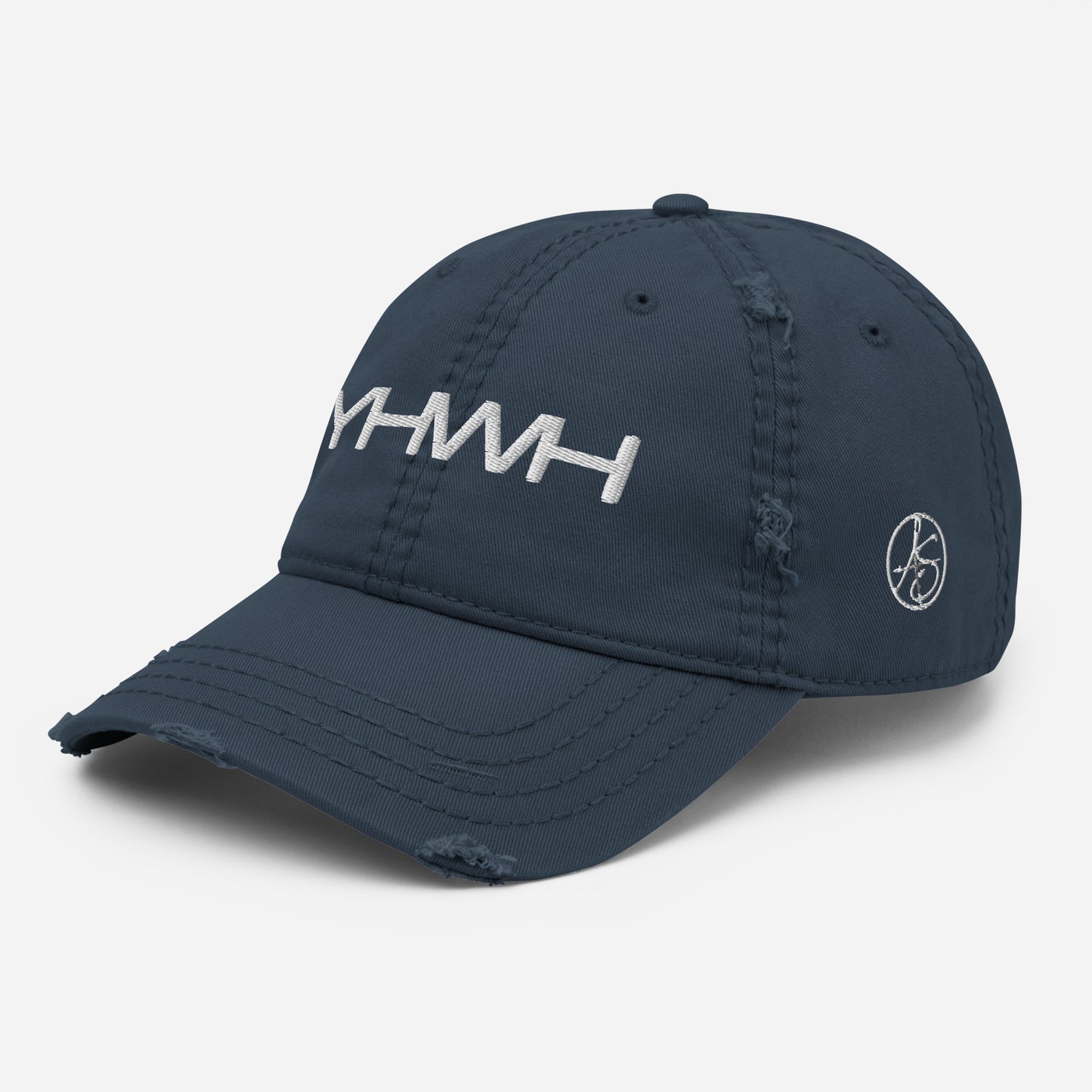 YHWH Distressed Hat