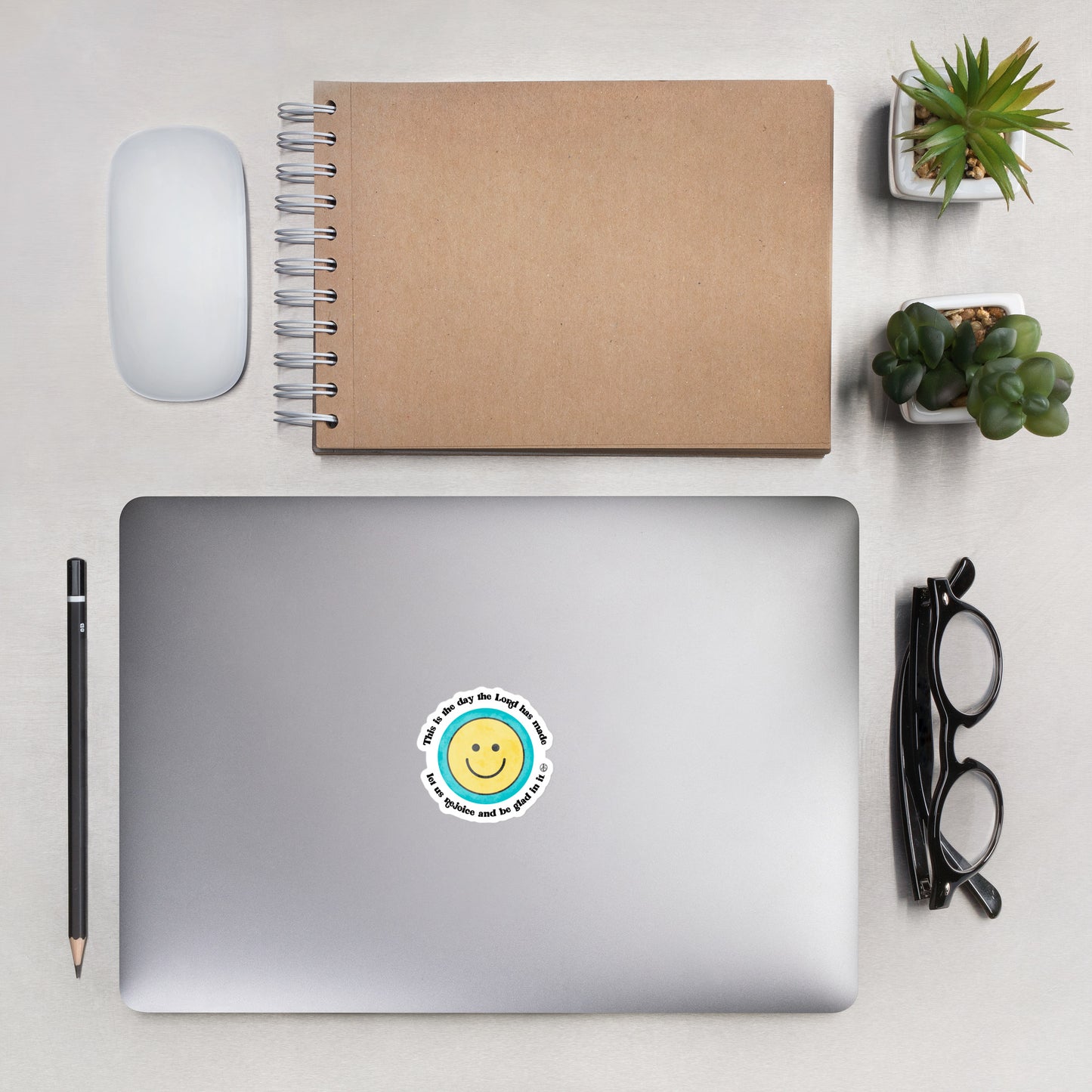 Be Glad Bubble-Free Sticker