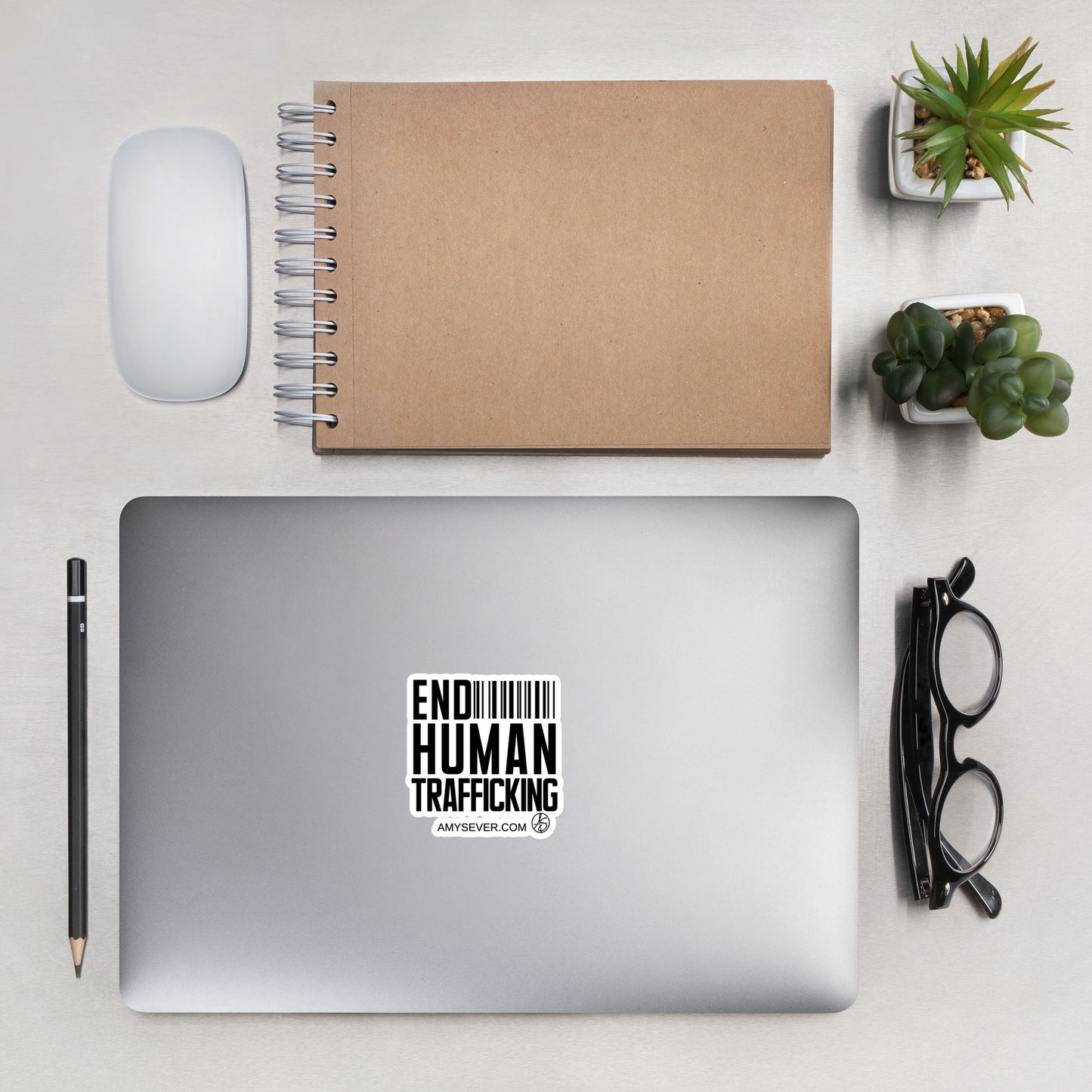 End Human Trafficking Bubble-free Stickers