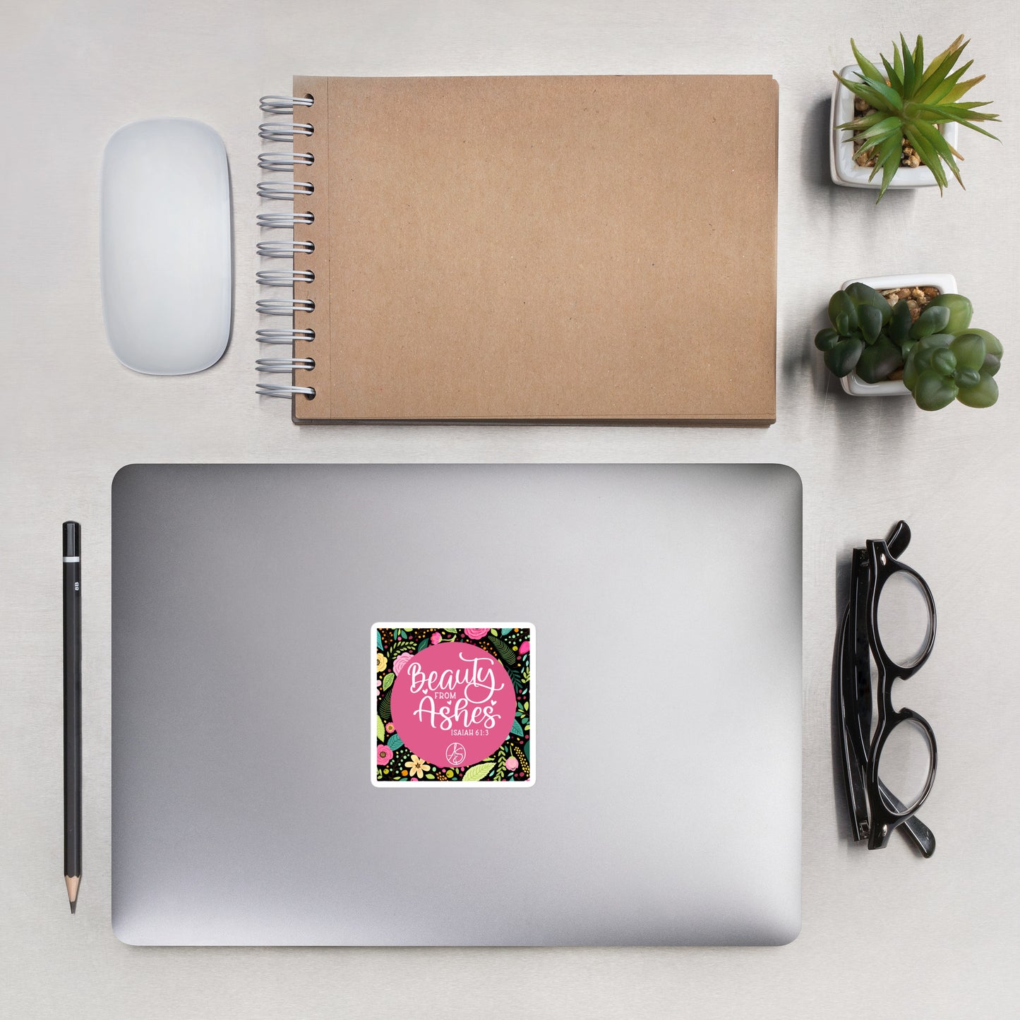 Isaiah 61:3 Bubble-free stickers
