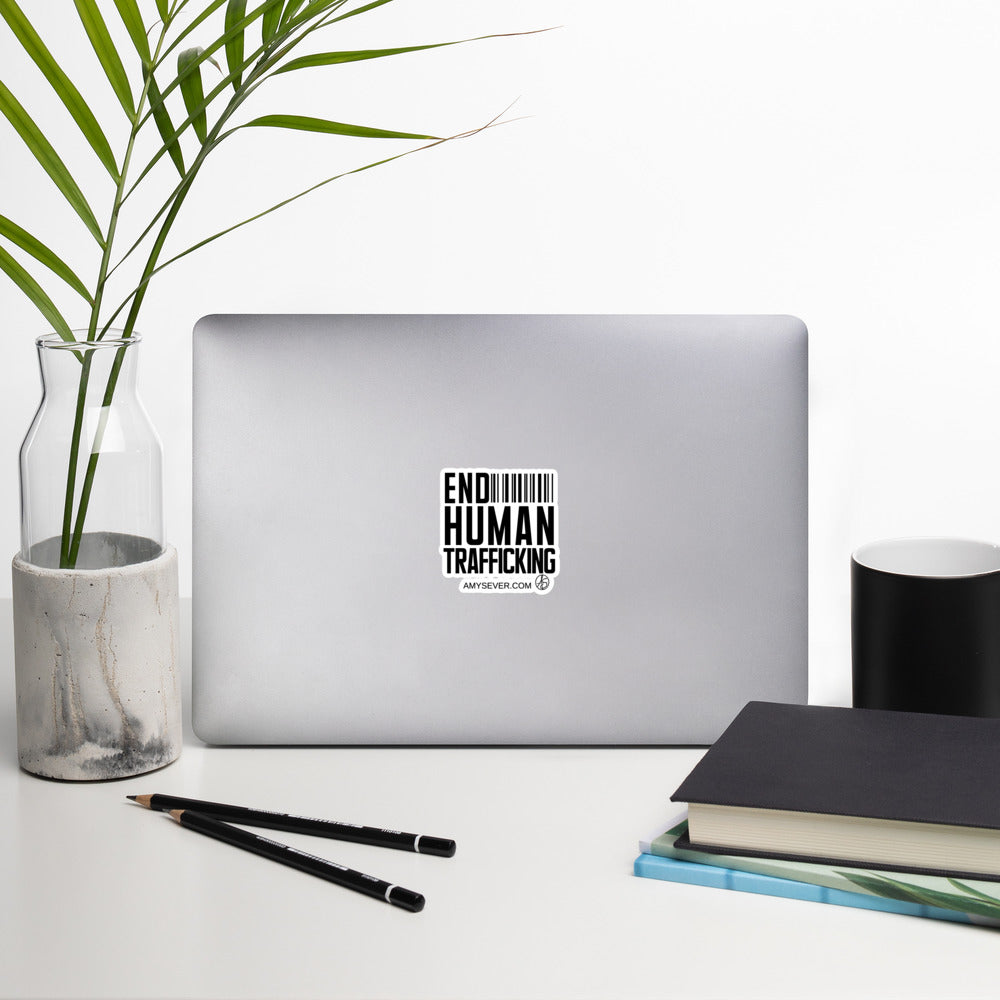 End Human Trafficking Bubble-free Stickers