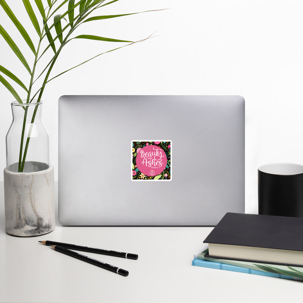 Isaiah 61:3 Bubble-free stickers