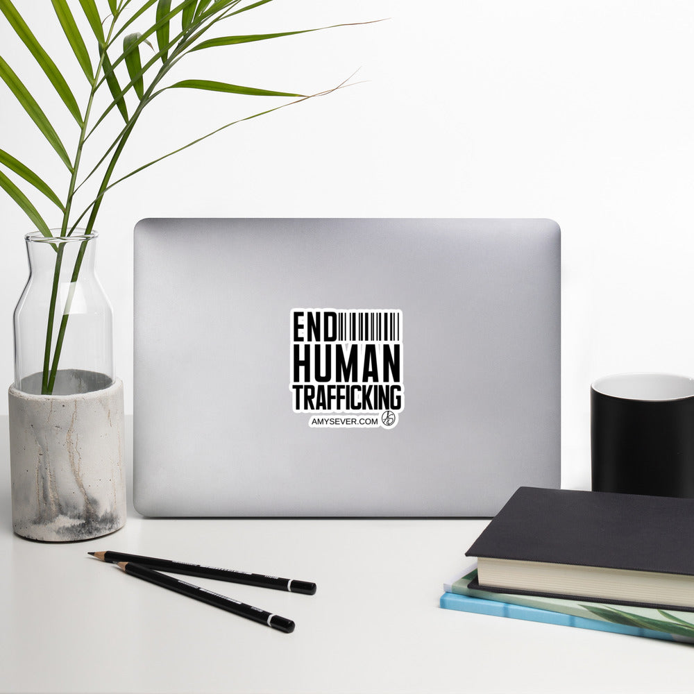 End Human Trafficking Bubble-free Stickers