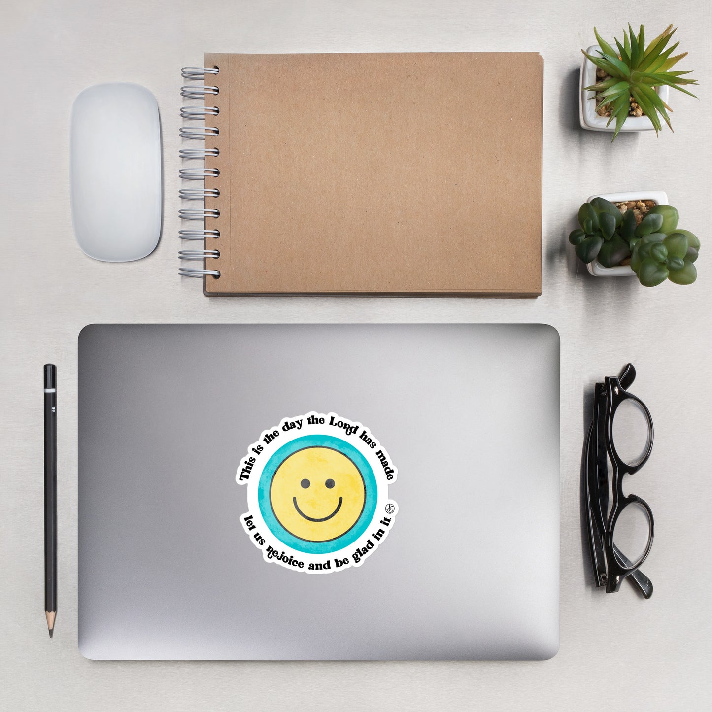 Be Glad Bubble-Free Sticker