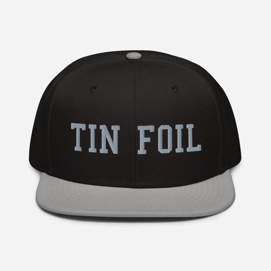 Tin Foil Snapback Hat