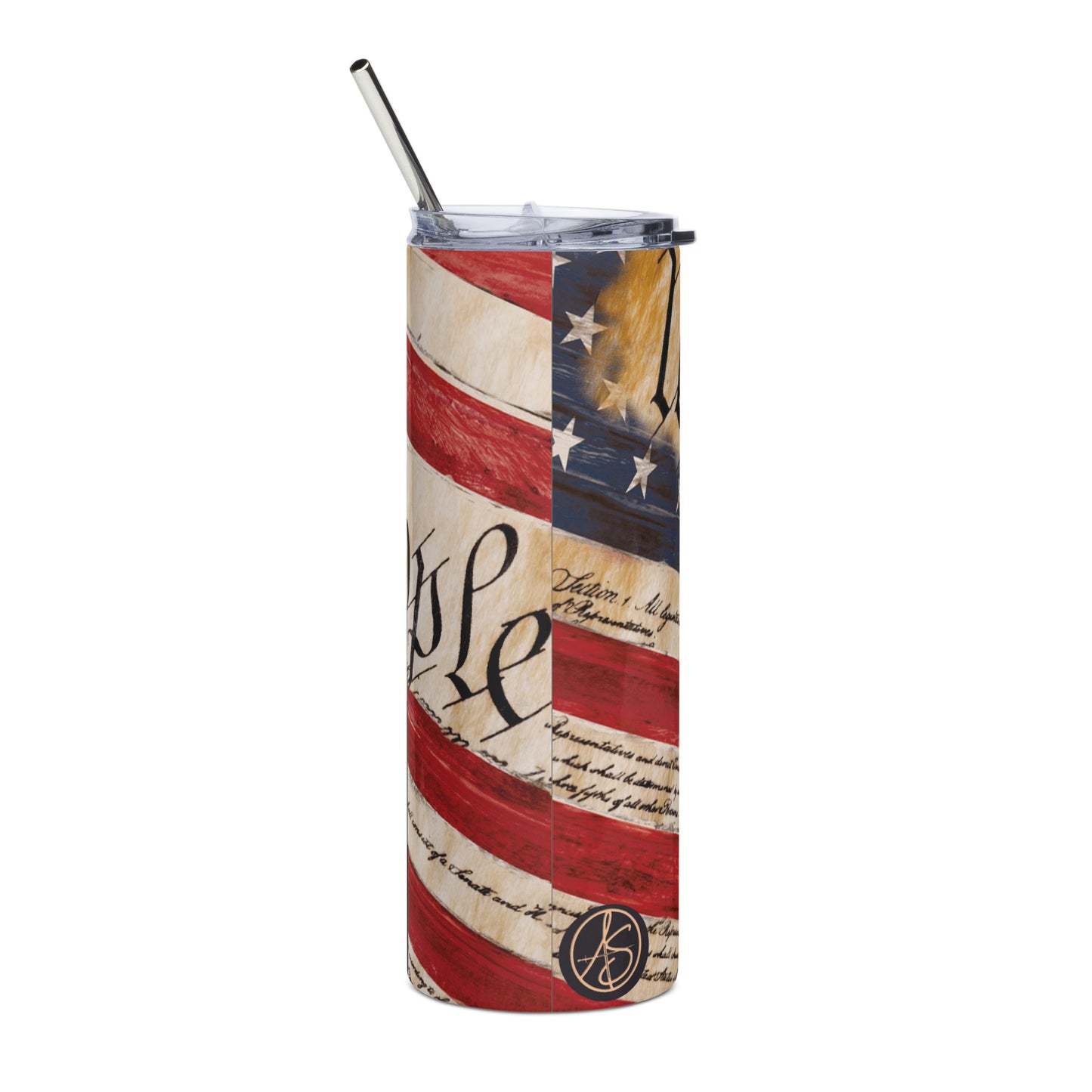 We The People Constitution Stainless Steel Tumbler
