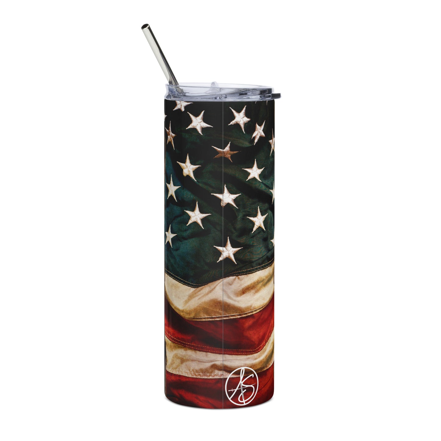 Jesus American Flag Stainless Steel Tumbler