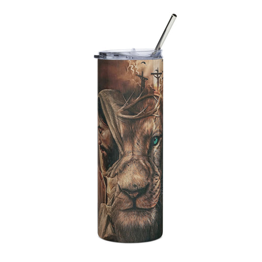Jesus American Flag Stainless Steel Tumbler