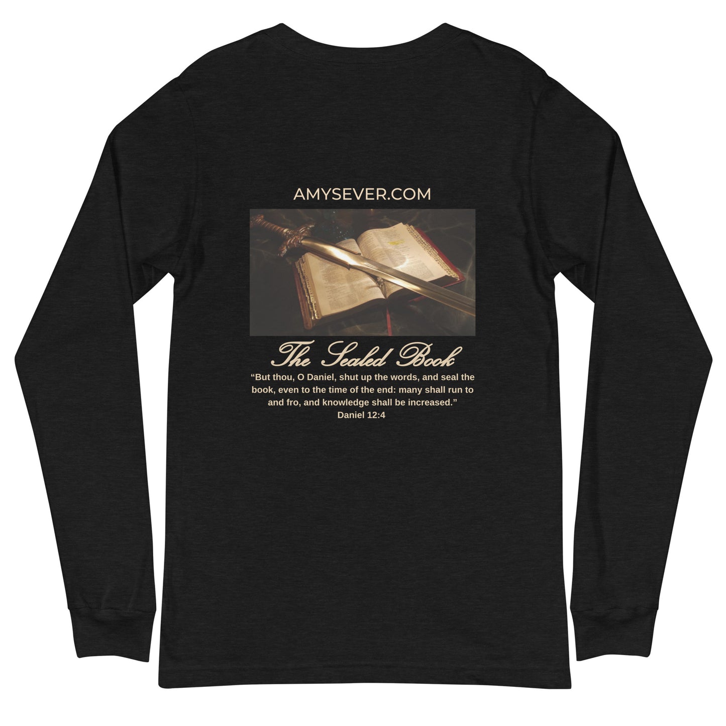 The Sealed Book Unisex Long Sleeve Tee *LONG HAIR OPTION*