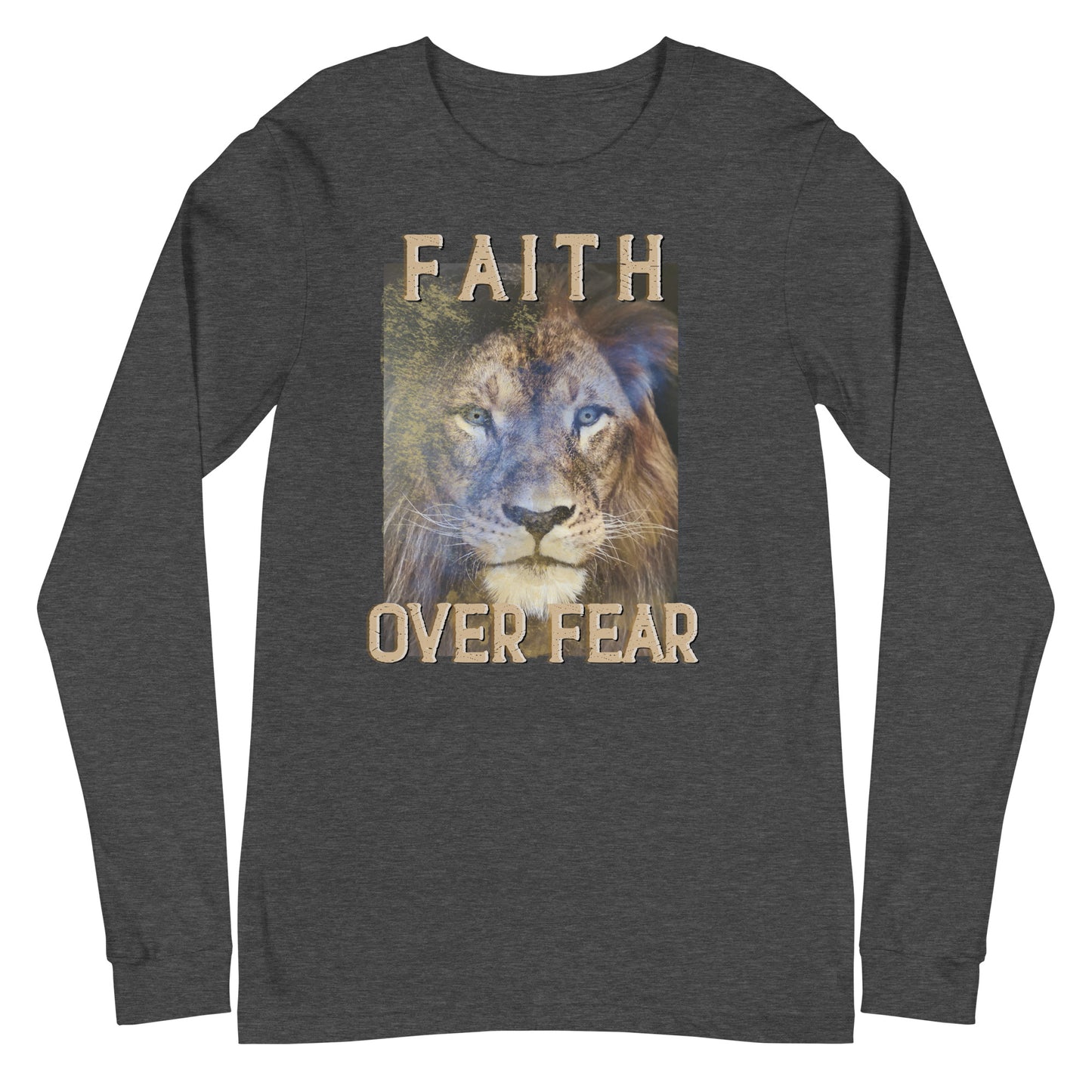 Faith Over Fear Unisex Long Sleeve Tee