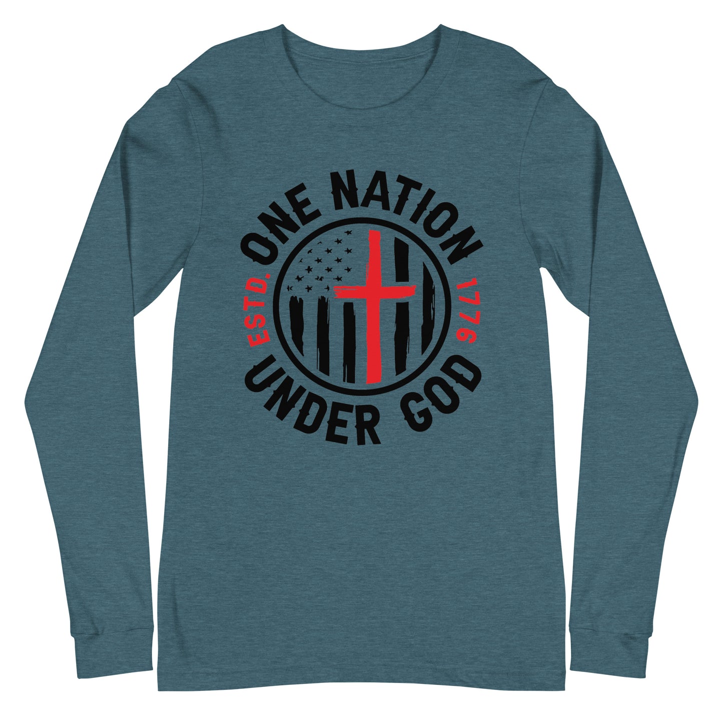 One Nation Under God Unisex Long Sleeve Tee