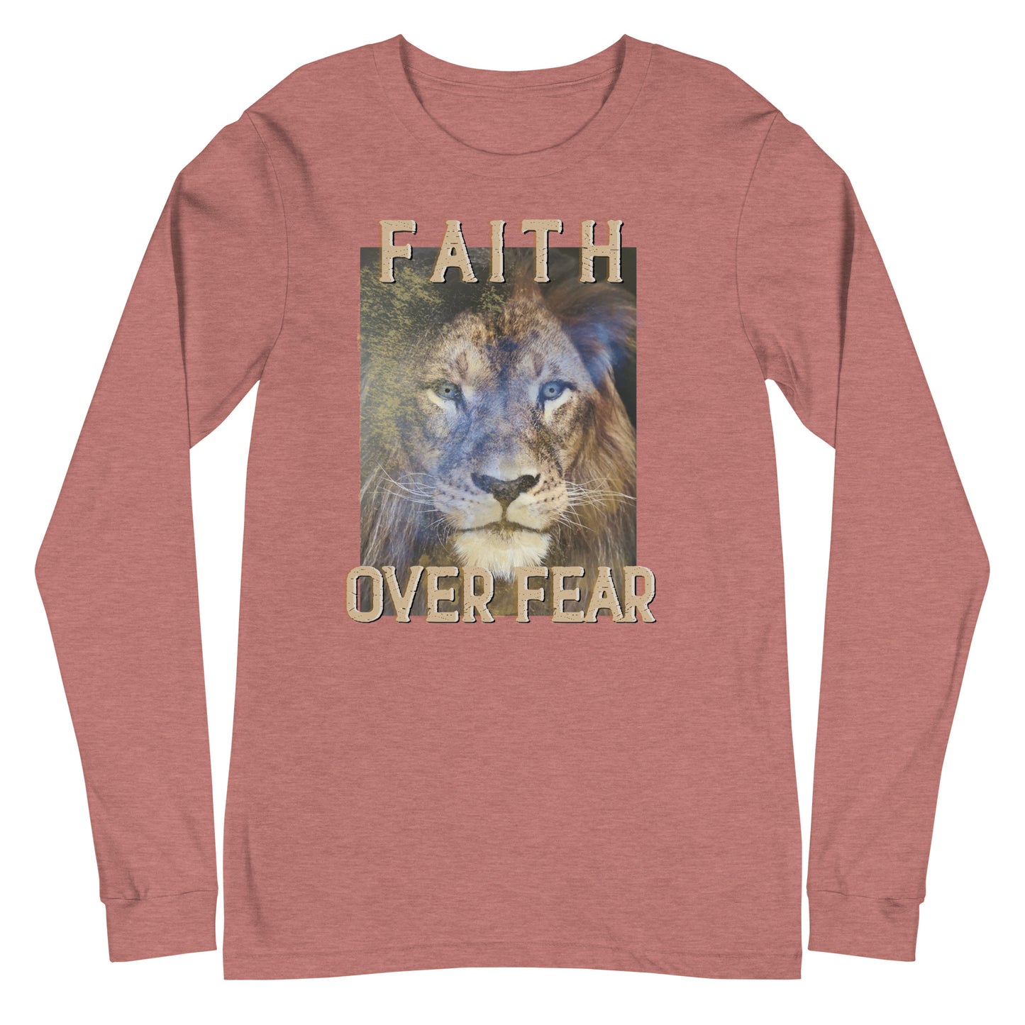 Faith Over Fear Unisex Long Sleeve Tee