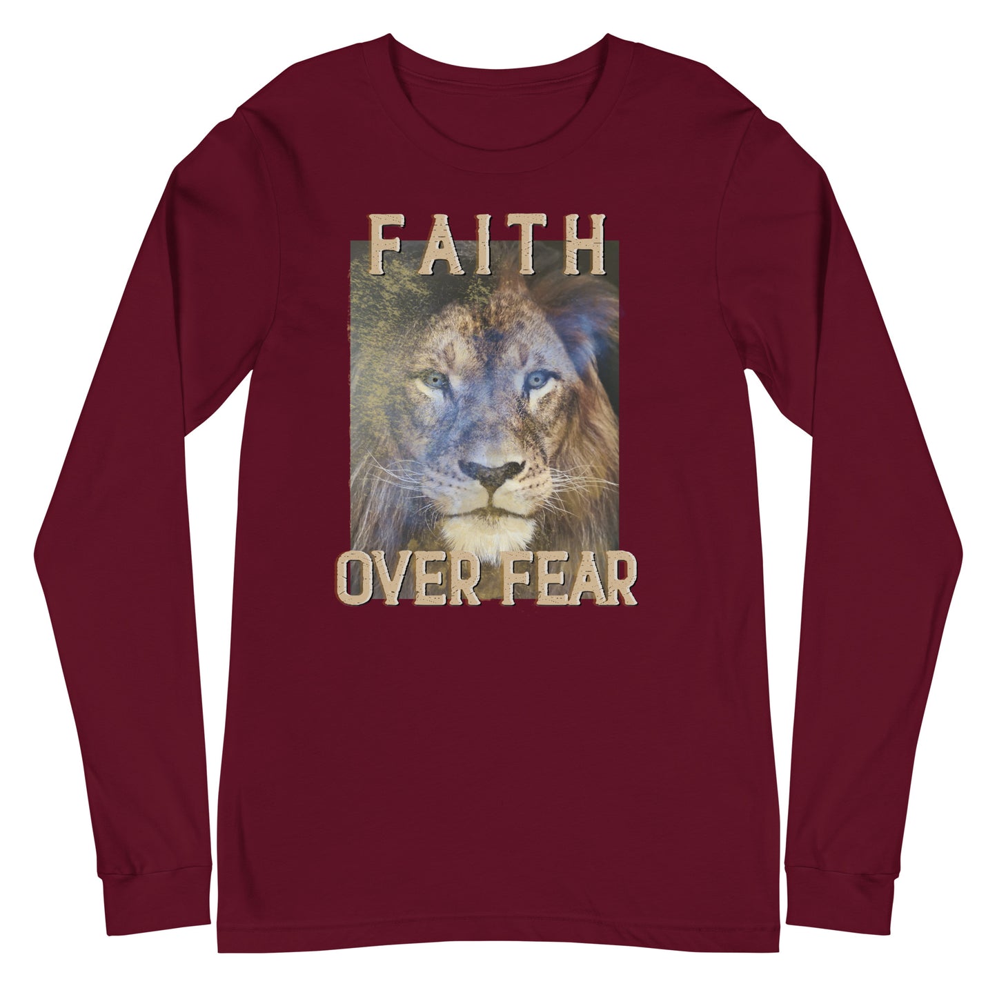 Faith Over Fear Unisex Long Sleeve Tee