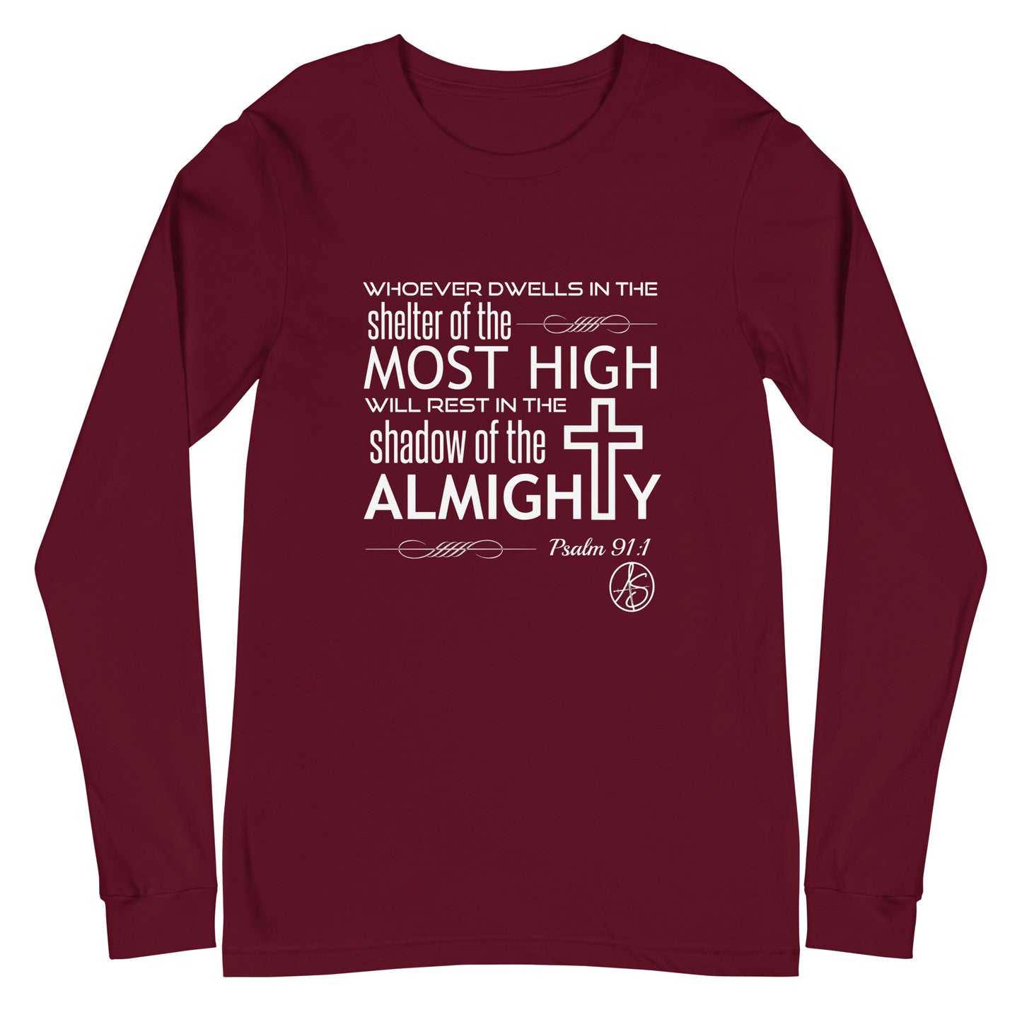 Psalm 91:1 Unisex Long Sleeve Tee