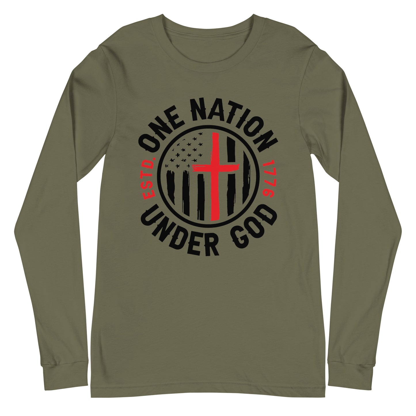 One Nation Under God Unisex Long Sleeve Tee